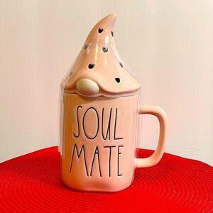 Rae Dunn Soul Mate Gnome Mug NWT